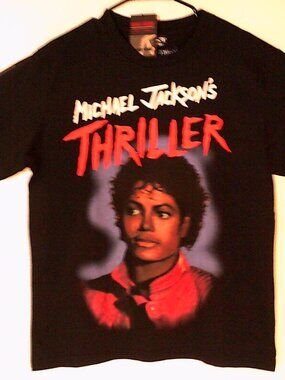NEW SHOE PALACE "Michael Jackson Thriller Tee" MEN'S BLACK T-SHIRT SMALL MJSS08